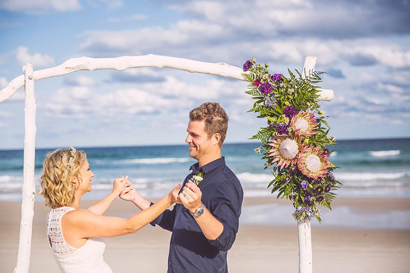 Hitched In Paradise - Byron Bay Elopement Blog - Tallow Beach